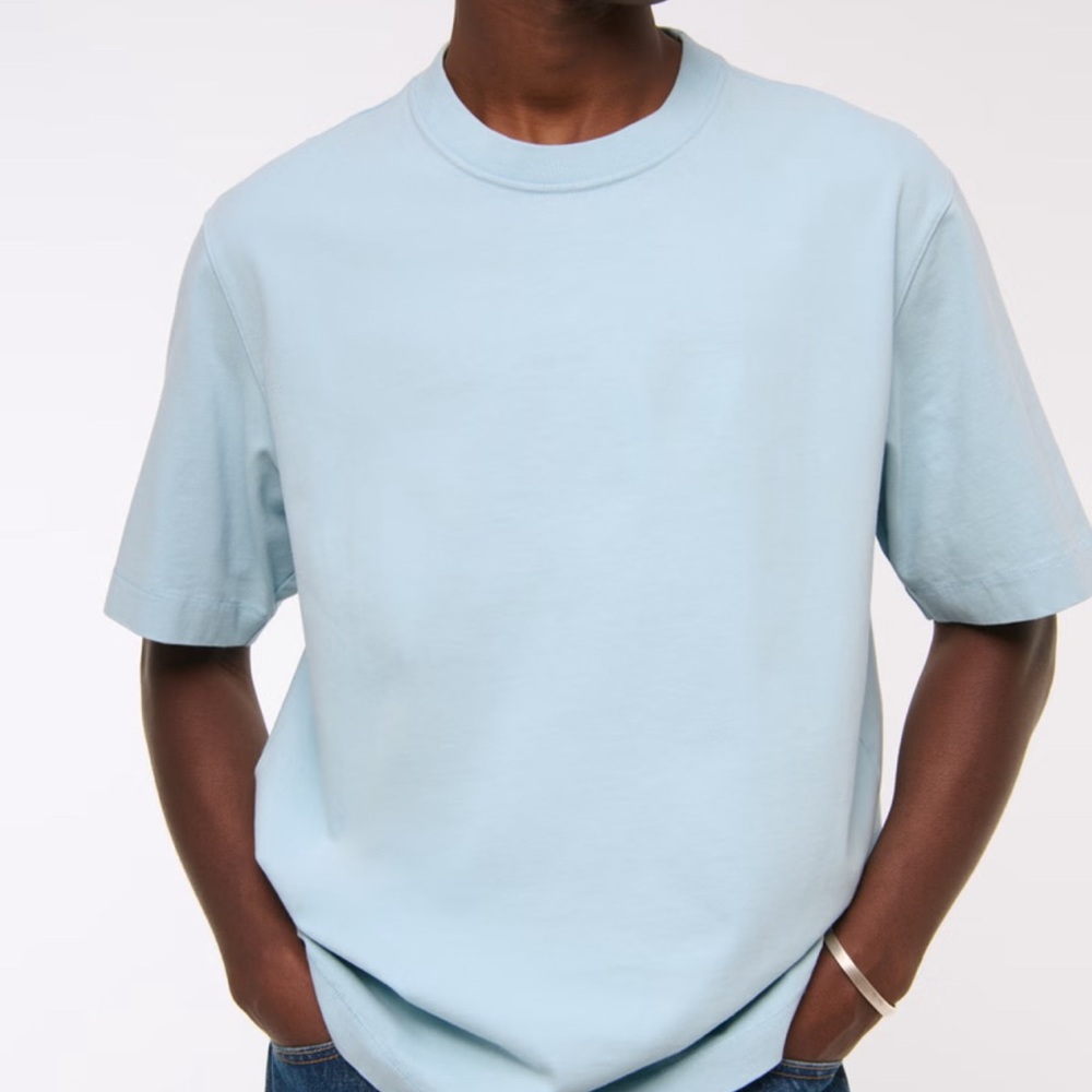 Light Blue Men's T-Shirt Medium